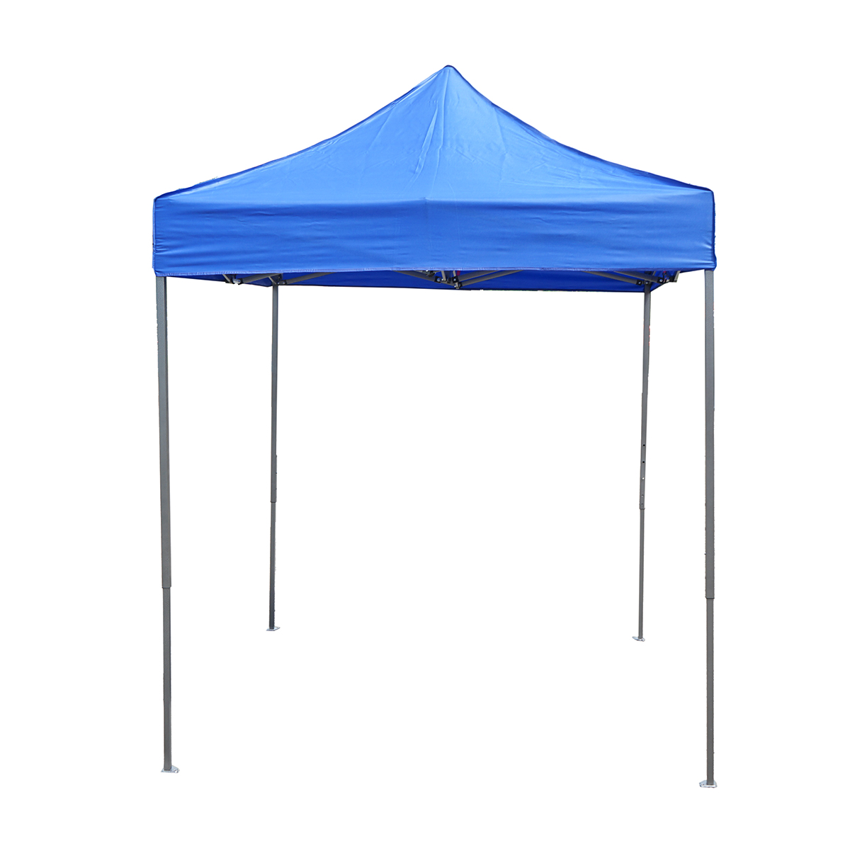 Cort pavilion pliabil 2x2m albastru impermeabil, inaltime reglabila, cadru metalic Breckner Germany – imagine 2