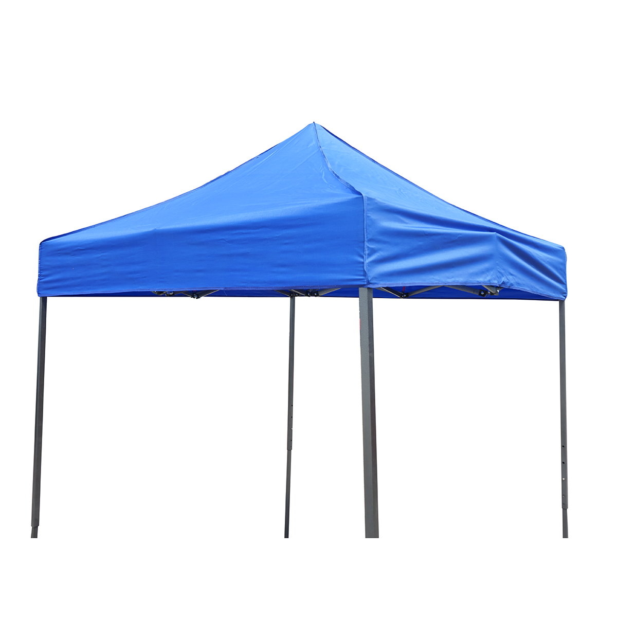 Cort pavilion pliabil 2x2m albastru impermeabil, inaltime reglabila, cadru metalic Breckner Germany – imagine 3