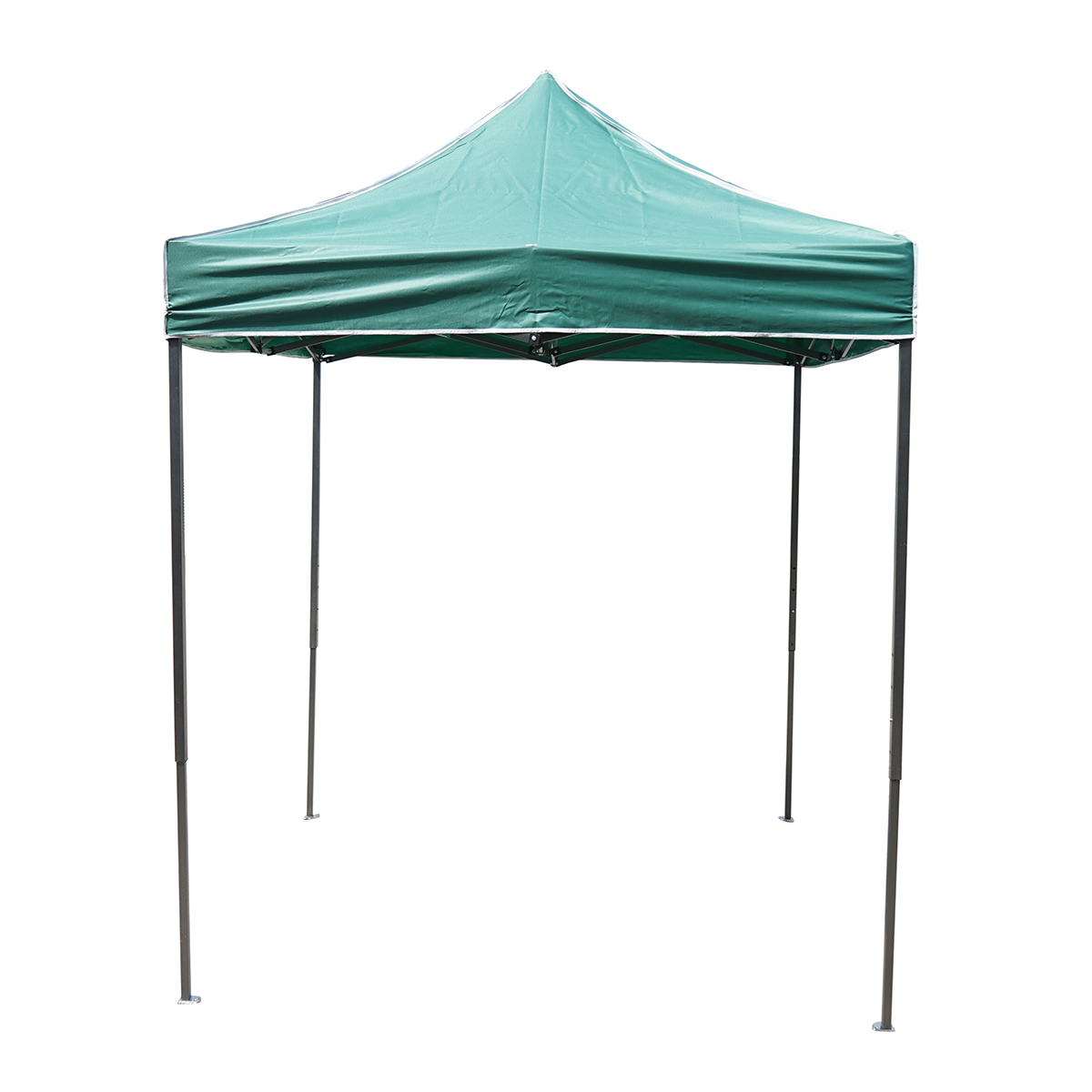 Cort pavilion pliabil 2x2m verde impermeabil, inaltime reglabila, cadru metalic Breckner Germany