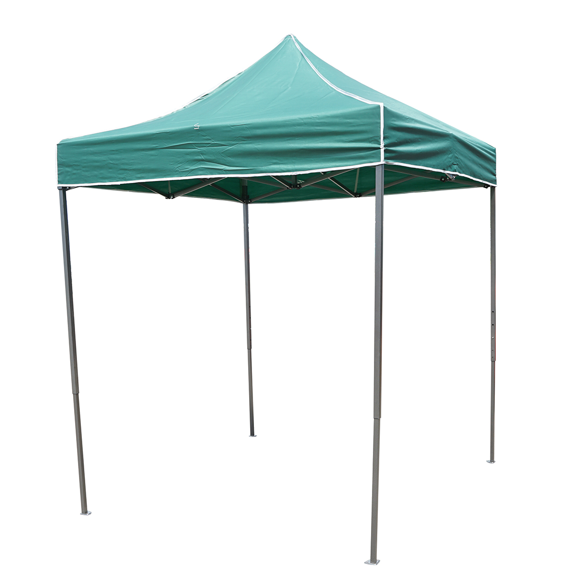 Cort pavilion pliabil 2x2m verde impermeabil, inaltime reglabila, cadru metalic Breckner Germany – imagine 2