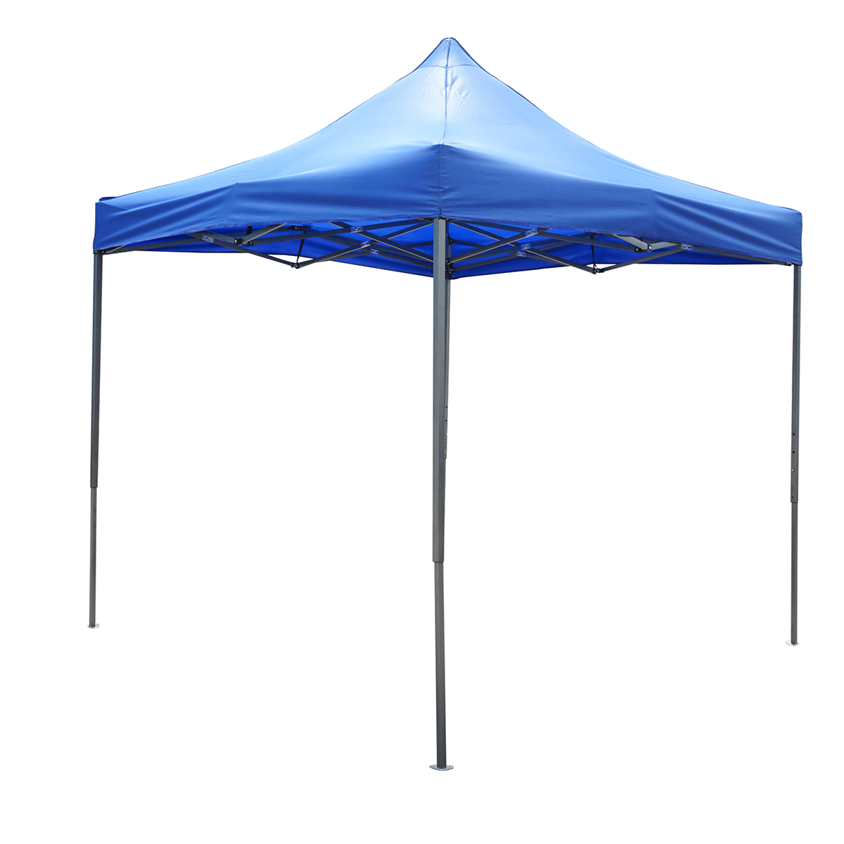 Cort pavilion pliabil 2.5x2.5m albastru impermeabil, inaltime reglabila, cadru metalic Breckner Germany – imagine 3