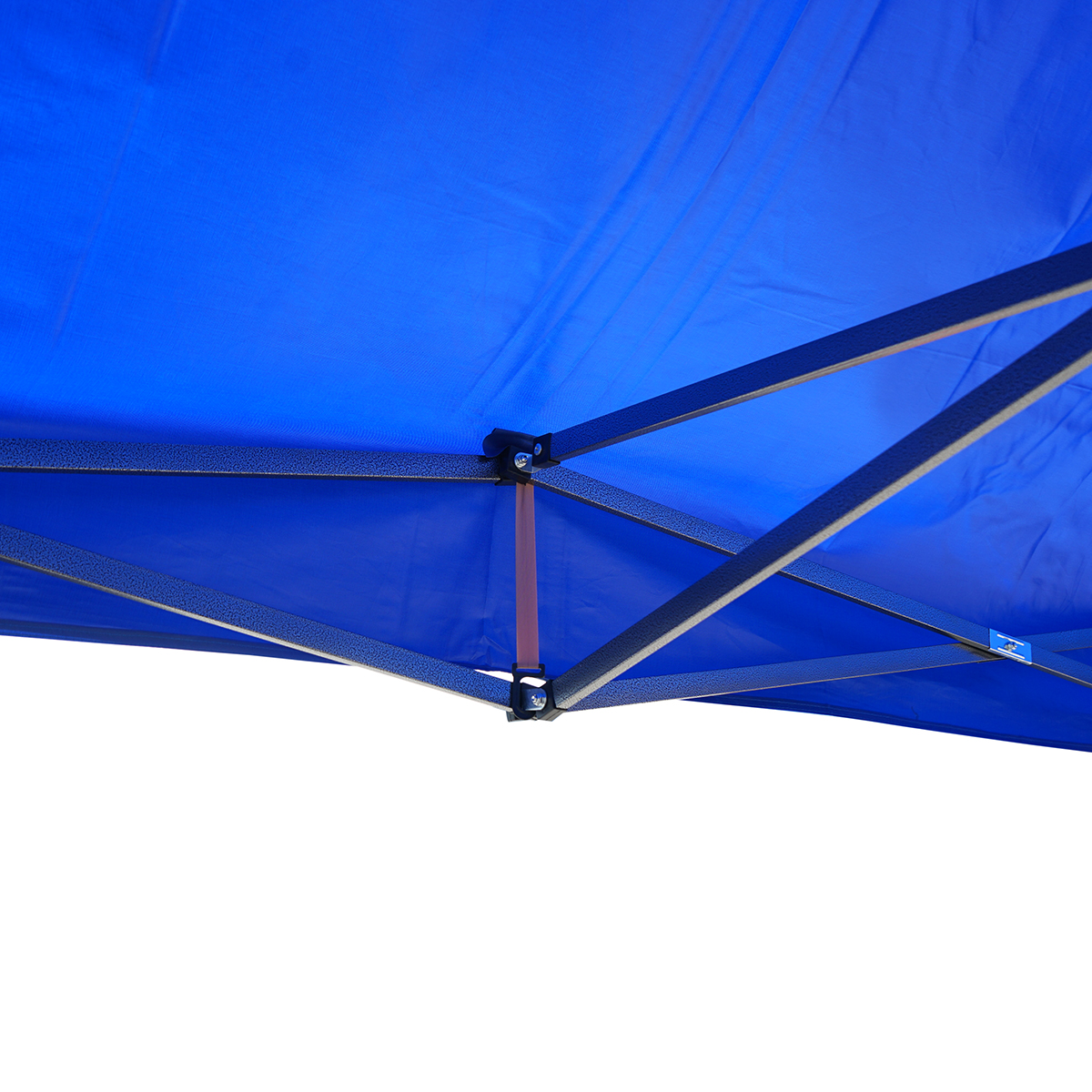 Cort pavilion pliabil 3x4.5m albastru impermeabil, inaltime reglabila, cadru metalic Breckner Germany – imagine 6