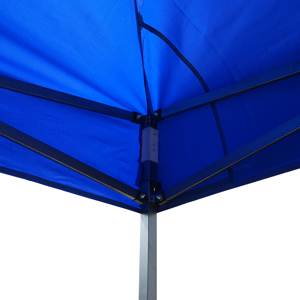 Cort pavilion pliabil 3x4.5m albastru impermeabil, inaltime reglabila, cadru metalic Breckner Germany – imagine 7