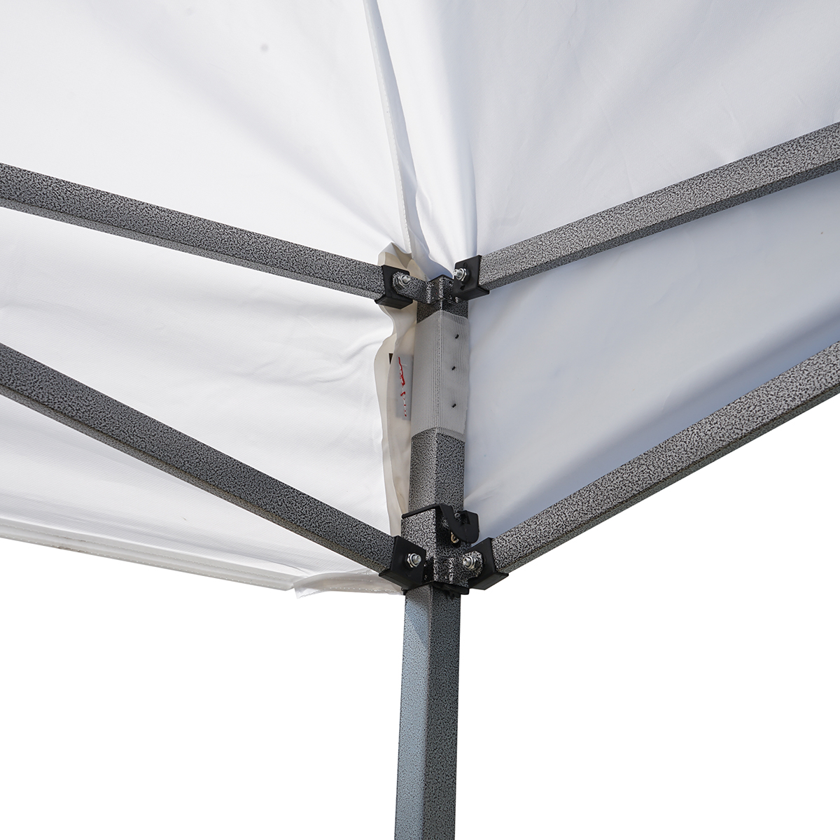 Cort pavilion pliabil 3x6m alb impermeabil, inaltime reglabila, cadru metalic Breckner Germany – imagine 6