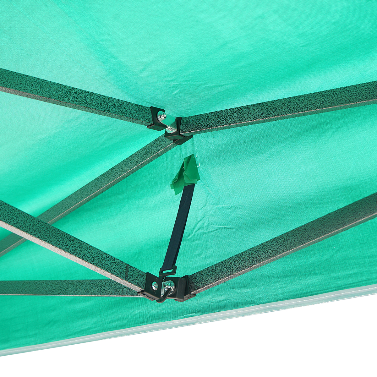 Cort pavilion pliabil 3x6m verde impermeabil, inaltime reglabila, cadru metalic Breckner Germany – imagine 6