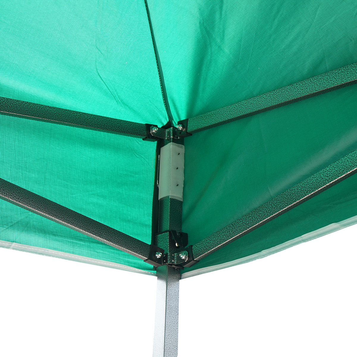 Cort pavilion pliabil 3x6m verde impermeabil, inaltime reglabila, cadru metalic Breckner Germany – imagine 7