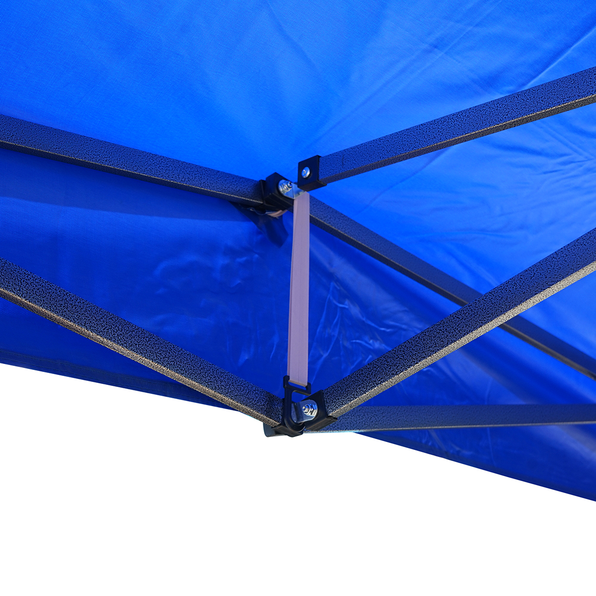 Cort pavilion pliabil 3x6m albastru impermeabil, inaltime reglabila, cadru metalic Breckner Germany – imagine 6