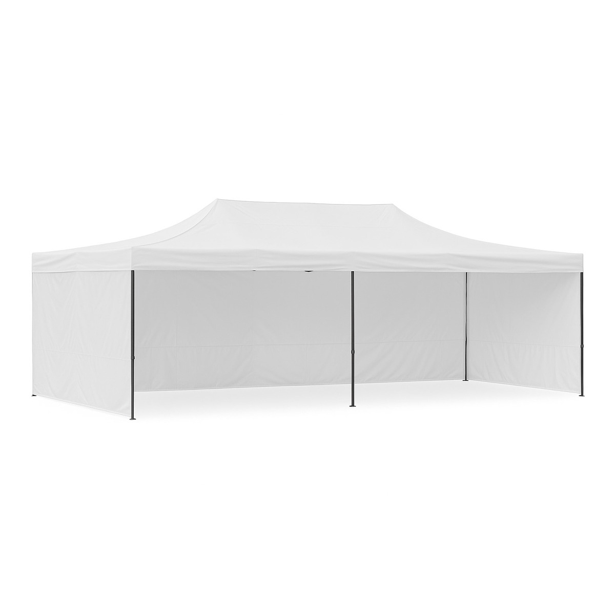 Perete lateral cort pavilion 12m alb