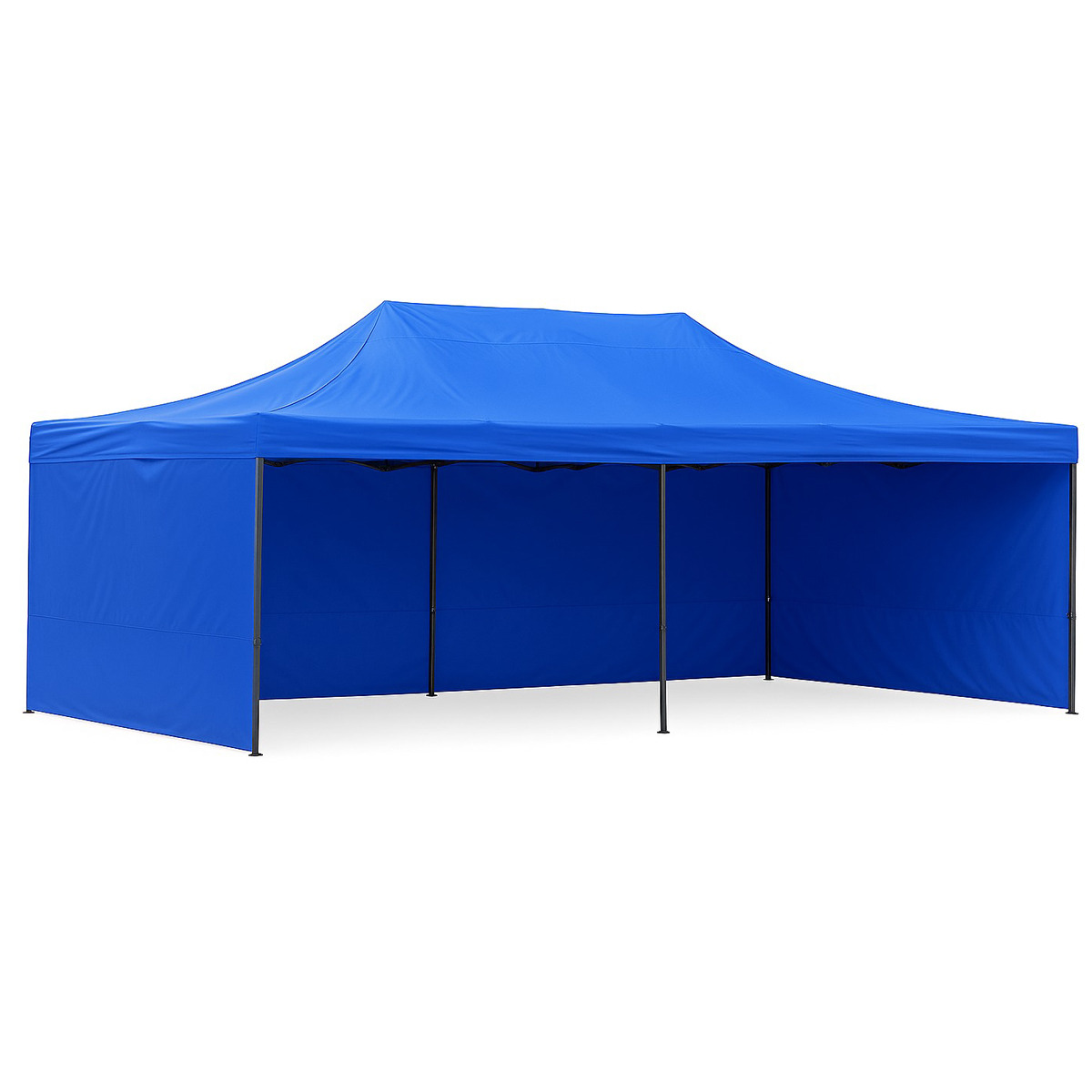Perete lateral cort pavilion 12m albastru