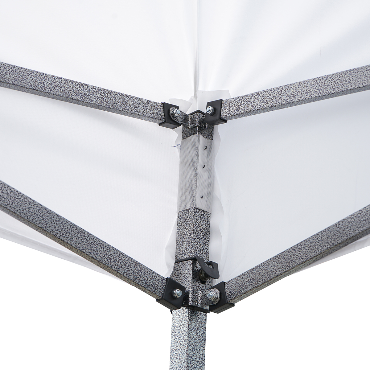 Acoperis cort pavilion 3x3m alb – imagine 7