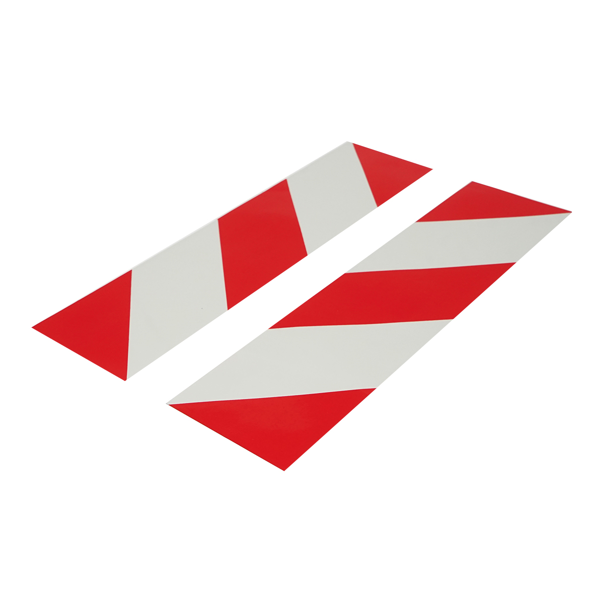Autocolant reflectorizant dungat alb-rosu – imagine 2