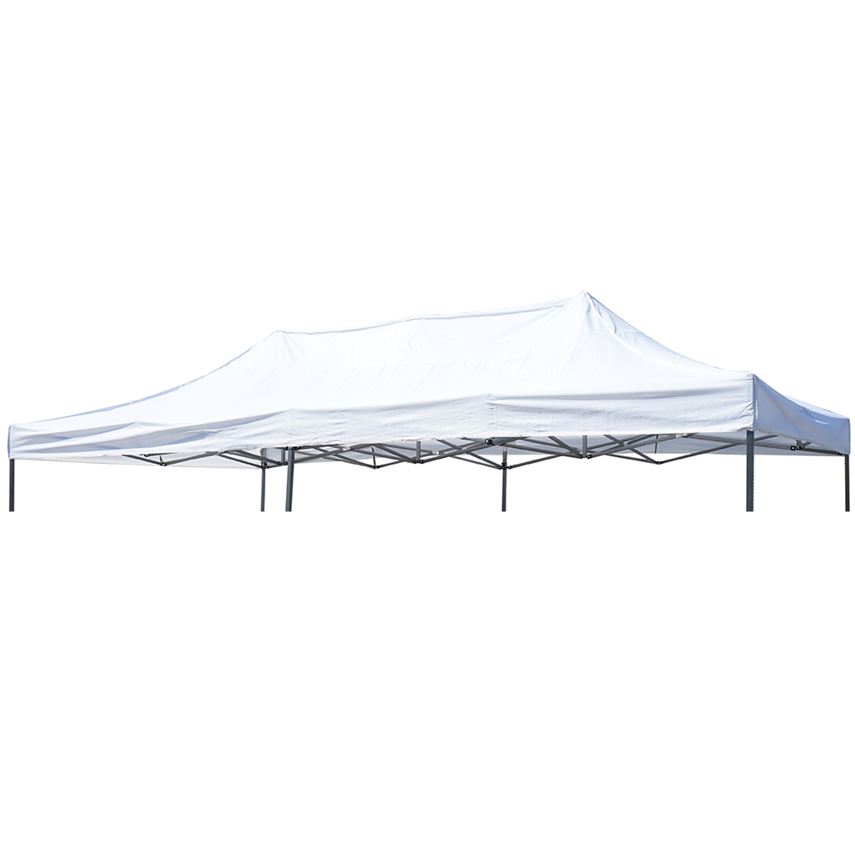 Acoperis cort pavilion 3x6m alb – imagine 2