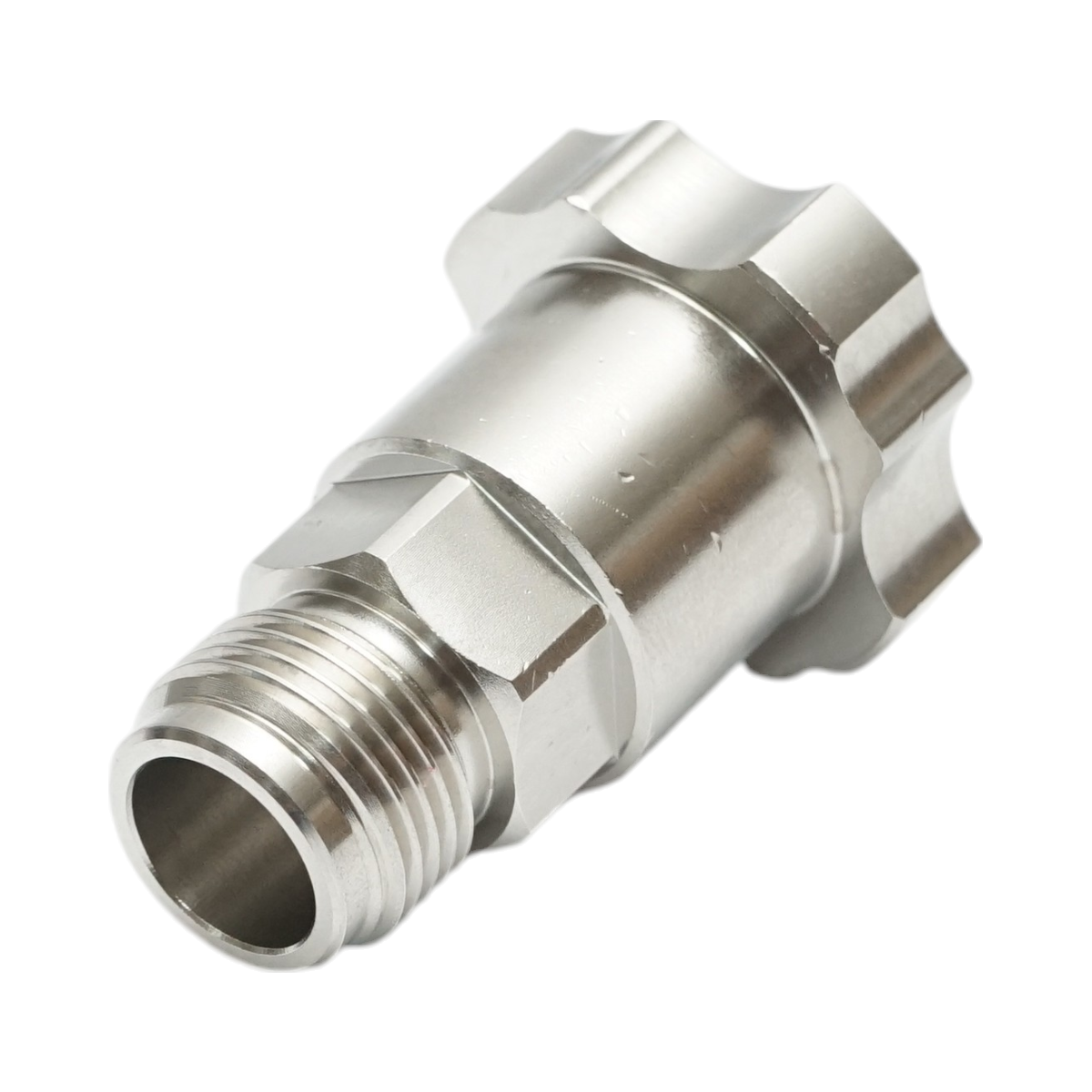 Conector pistol de vopsit DeVilbiss M16x1.5mm otel inoxidabil