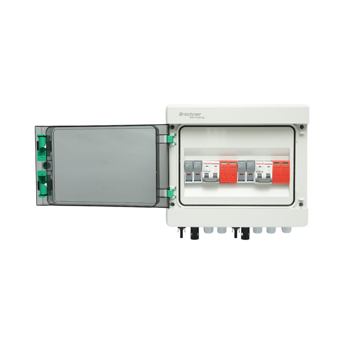 Tablou sigurante echipat 10KW DC sistem fotovoltaic 2 stringuri ON/OFF GRID IP65 Breckner Germany