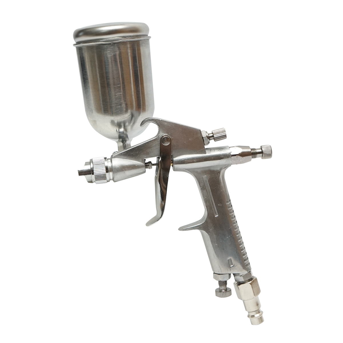 Pistol de vopsit cu aer comprimat 200ml, duza 0.5mm, debit 60ml/min, presiune max. 2.5 bar F-2