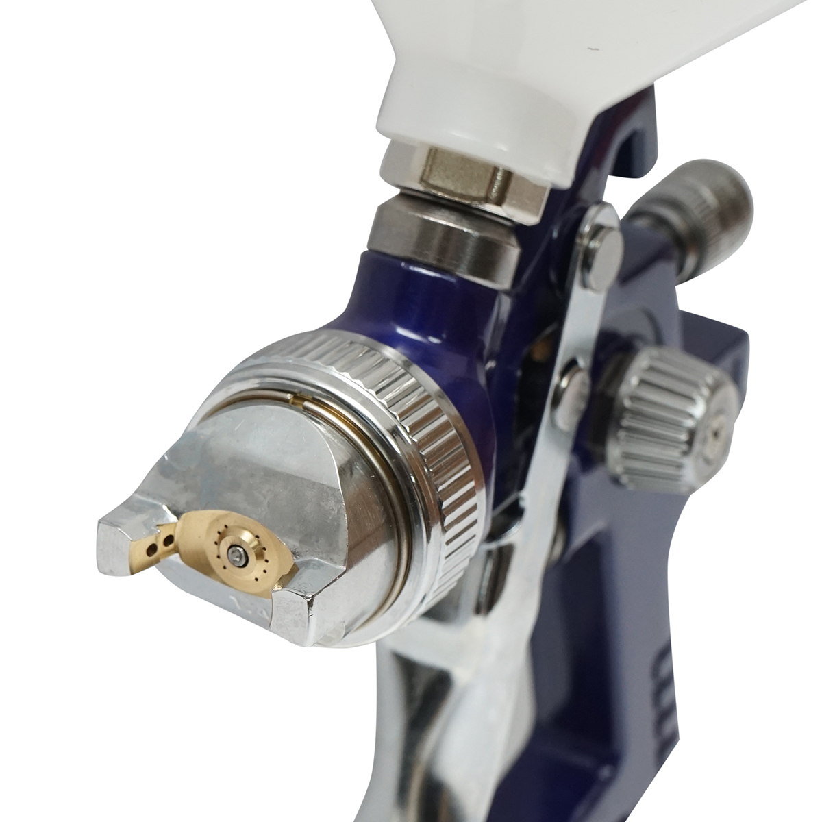 Set pistol de vopsit 600ml cu regulator presiune aer, duza 1.4/1.7mm HVLP, presiune max. 3.1 bar – imagine 4
