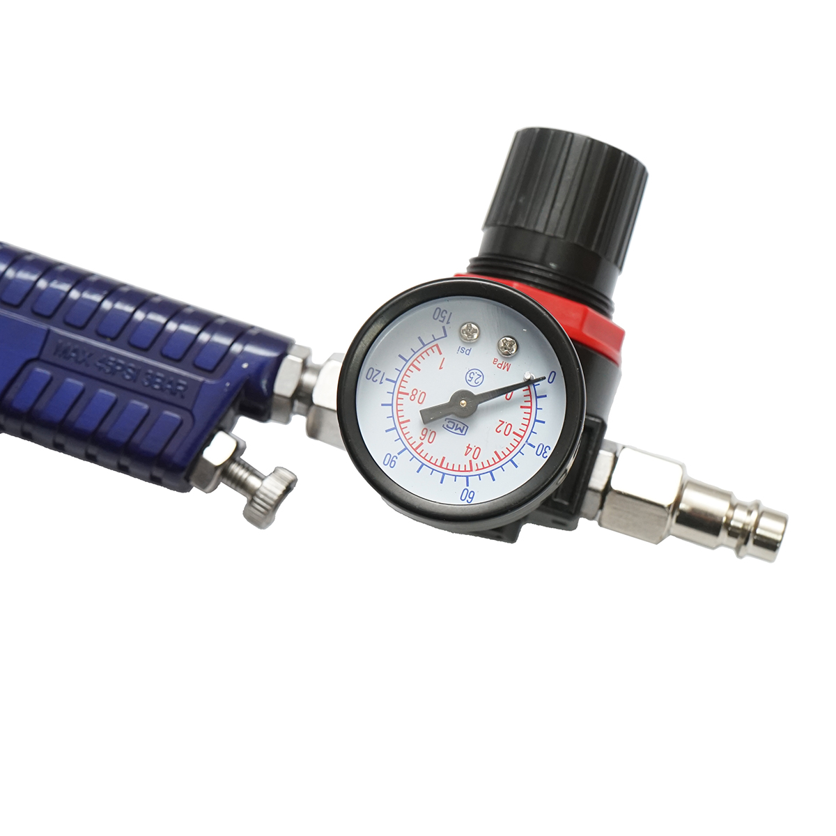 Set pistol de vopsit 600ml cu regulator presiune aer, duza 1.4/1.7mm HVLP, presiune max. 3.1 bar – imagine 5
