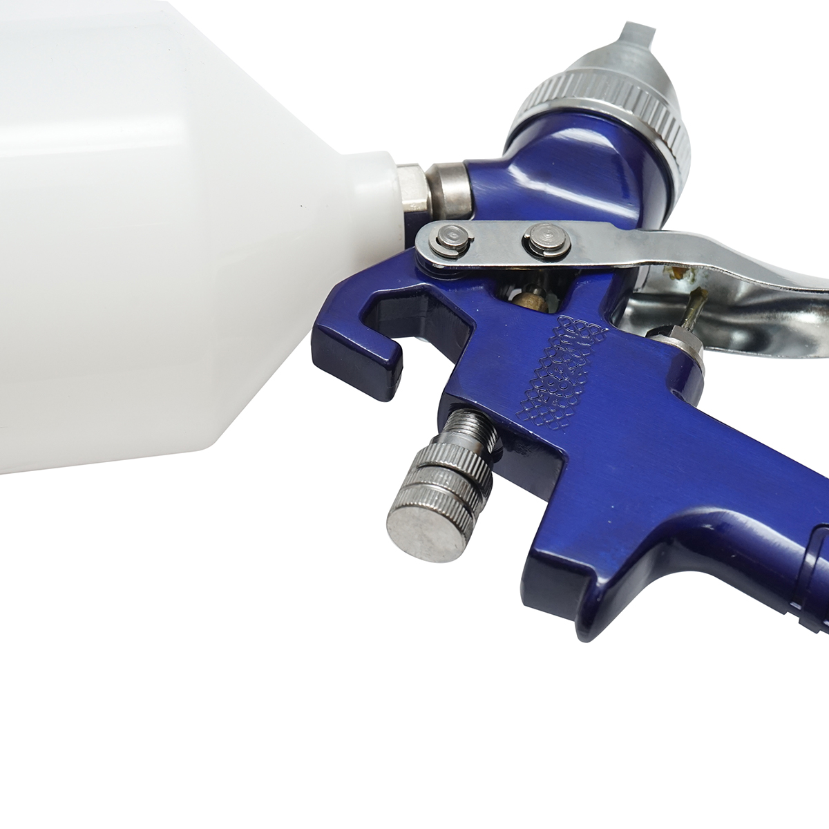 Set pistol de vopsit 600ml cu regulator presiune aer, duza 1.4/1.7mm HVLP, presiune max. 3.1 bar – imagine 6