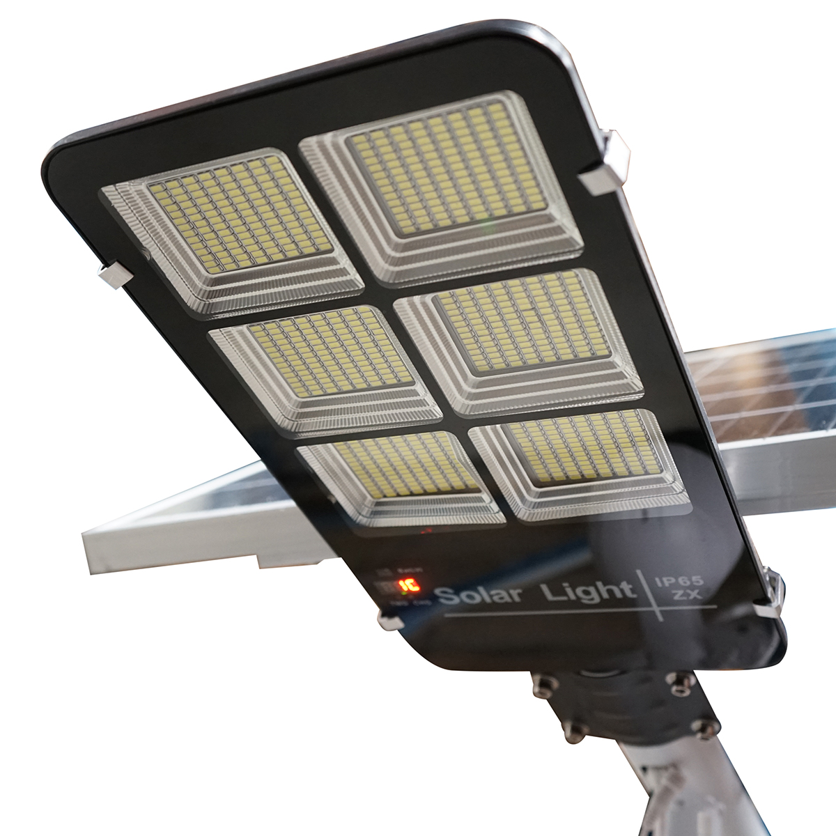 Lampa stradala LED 300W cu panou solar 60W, camera supraveghere 4G si baterie 16000mAh Breckner Germany – imagine 6