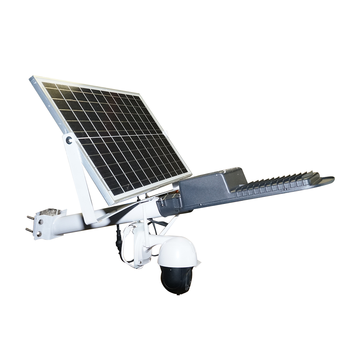 Lampa stradala LED 100W cu panou solar 40W si camera supraveghere 4G Breckner Germany – imagine 2