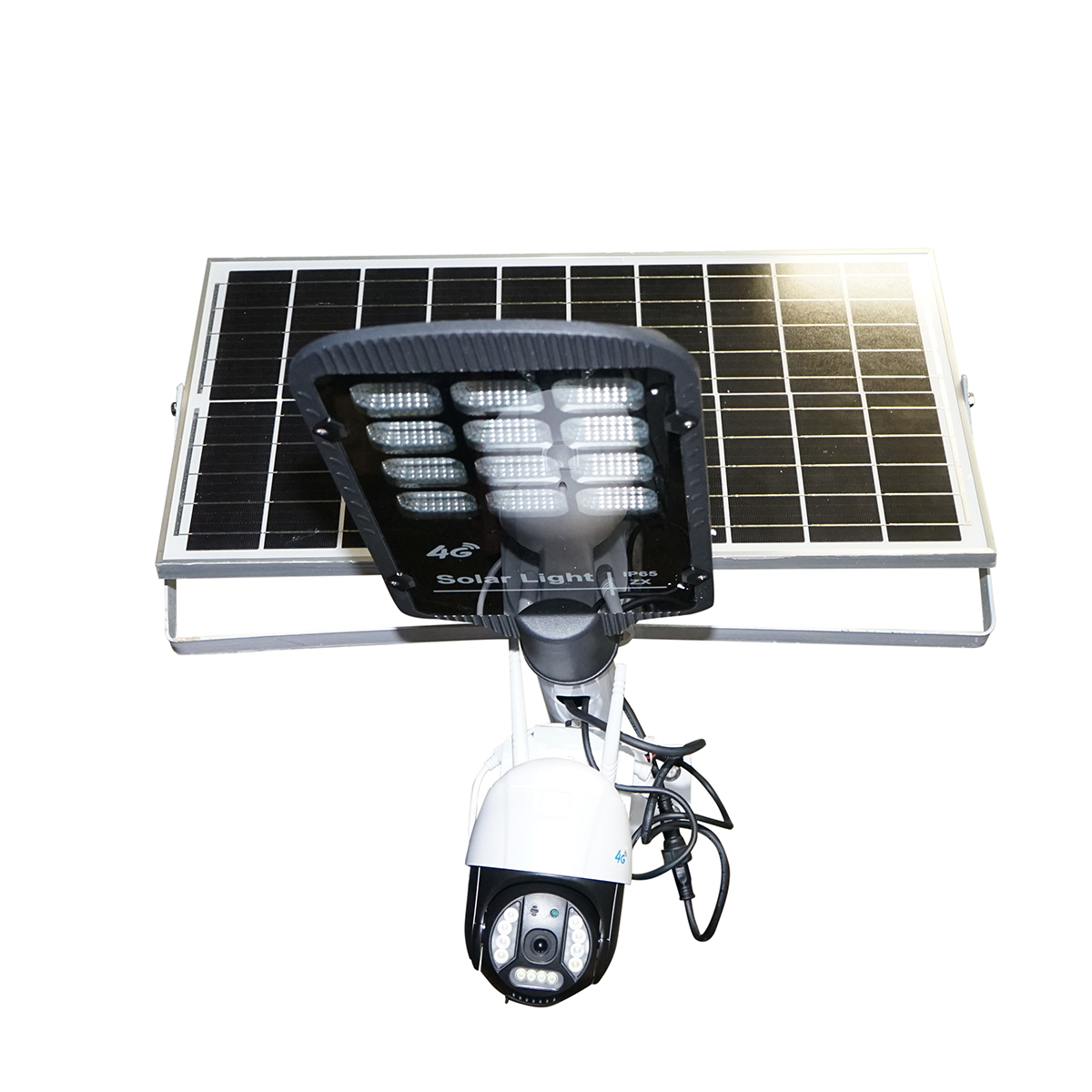 Lampa stradala LED 100W cu panou solar 40W si camera supraveghere 4G Breckner Germany – imagine 4