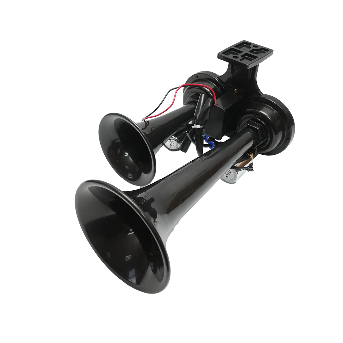 Claxon 2 trompete 12V/24V pentru compresor de aer