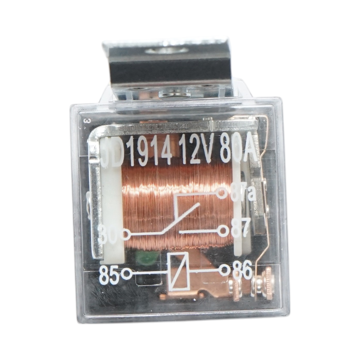Releu protectie claxon si far 12V, 80A, 5 pini universal JD1914 – imagine 4