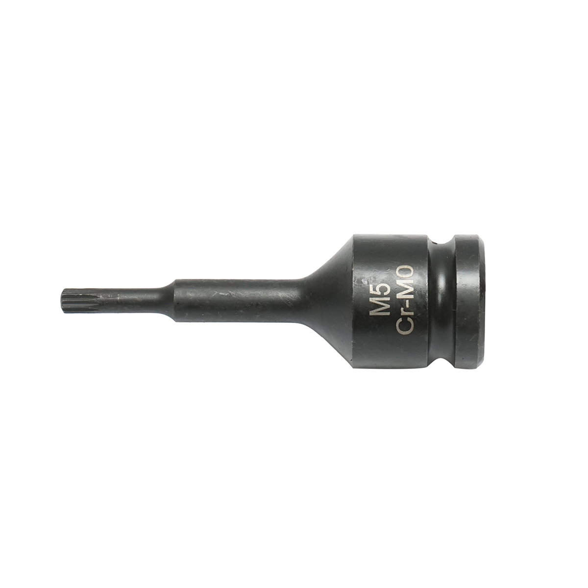 Cheie tubulara de impact bit spline M5, 78mm, patrat 1/2 inch Cr-Mo