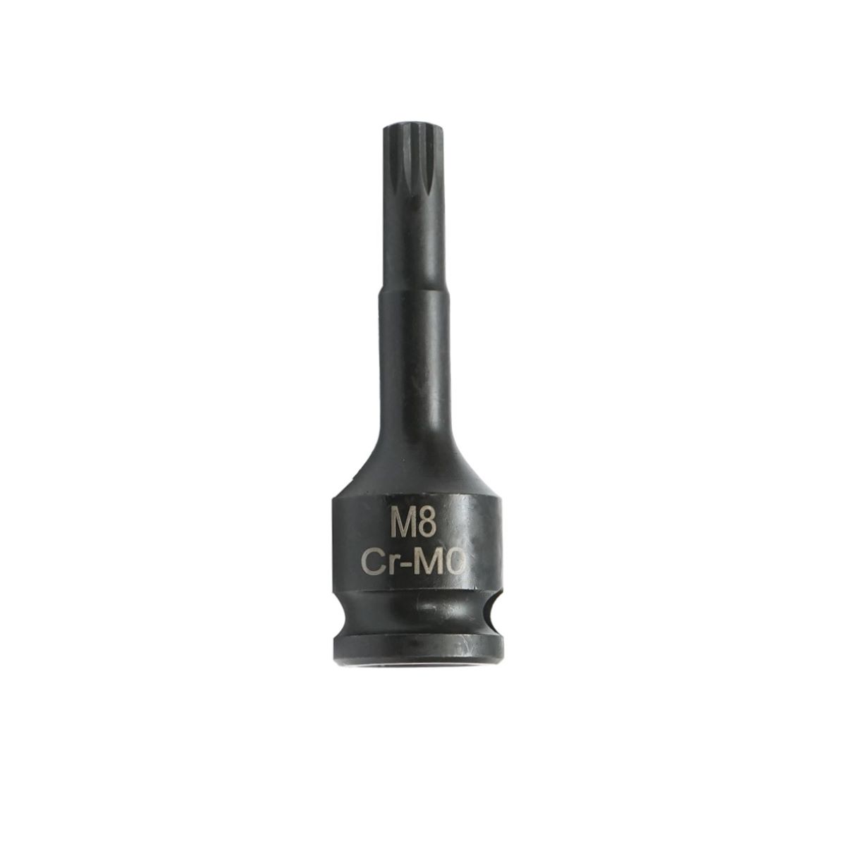 Cheie tubulara de impact bit spline M8, 60mm, patrat 3/8 inch Cr-Mo