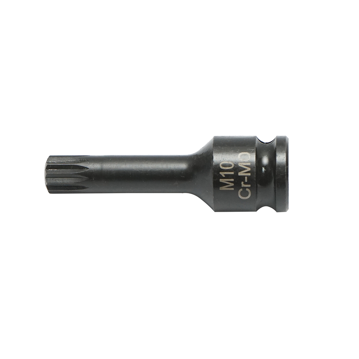 Cheie tubulara de impact bit spline M10, 60mm, patrat 3/8 inch Cr-Mo