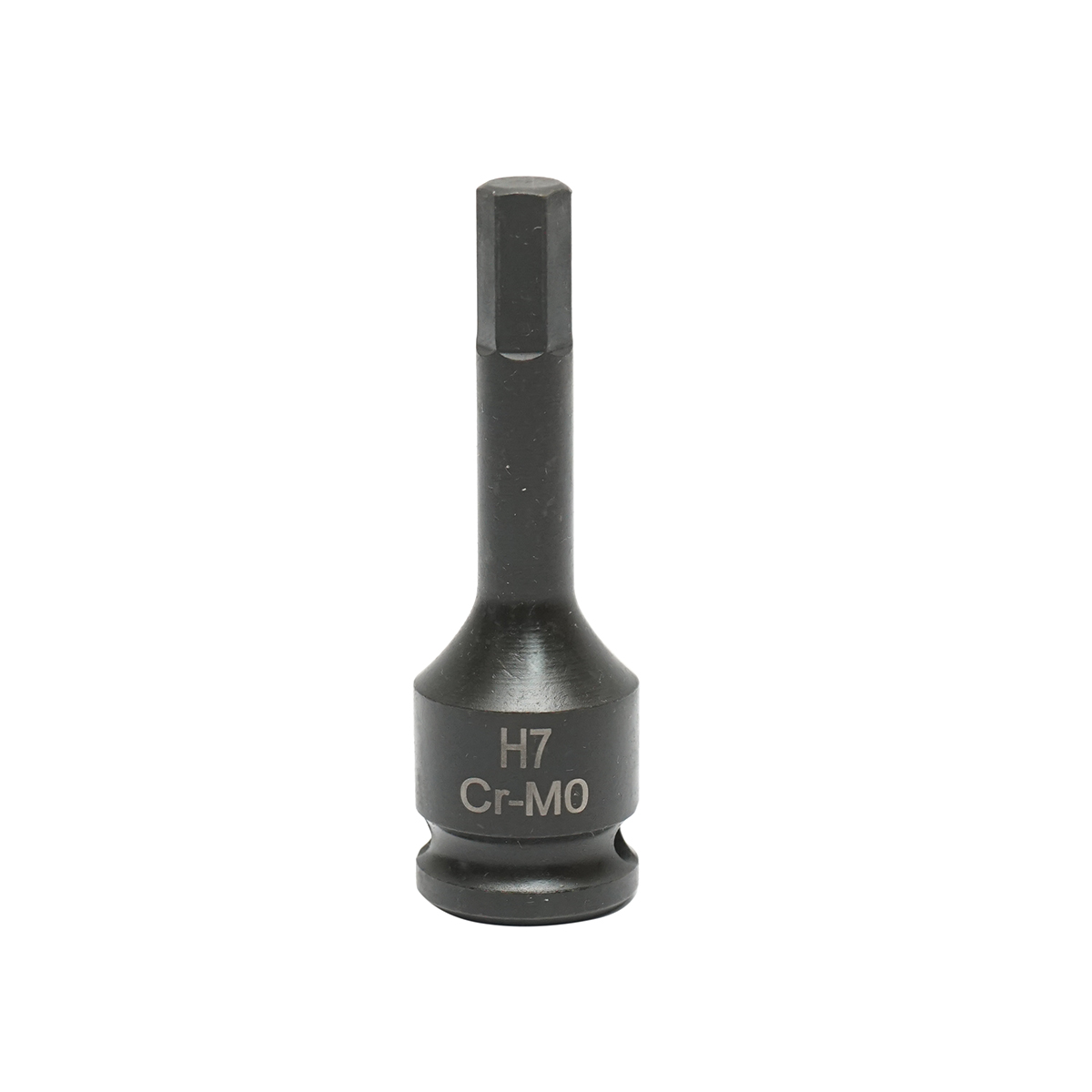 Cheie tubulara de impact bit hexagonal H7, 60mm, patrat 3/8 inch Cr-Mo