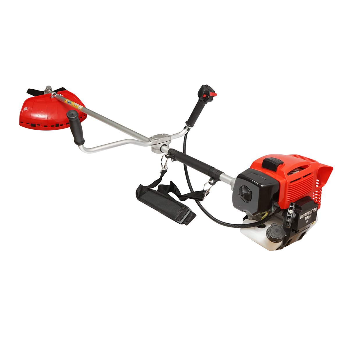 Motocoasa pe benzina 2.5CP, 2T 52cc, turatie 8000rpm, disc 3T, tambur fir, kit accesorii incluse – imagine 5