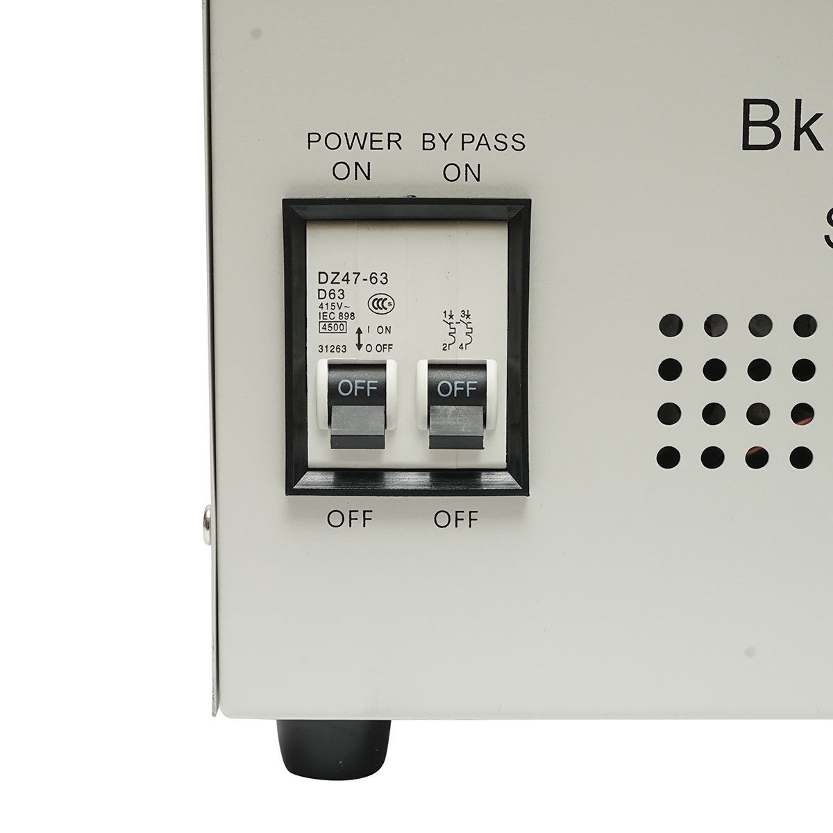 Stabilizator automat de tensiune 10.5KVA cu servomotor monofazat, 2 prize schuko 230V, afisaj LCD Breckner Germany – imagine 5