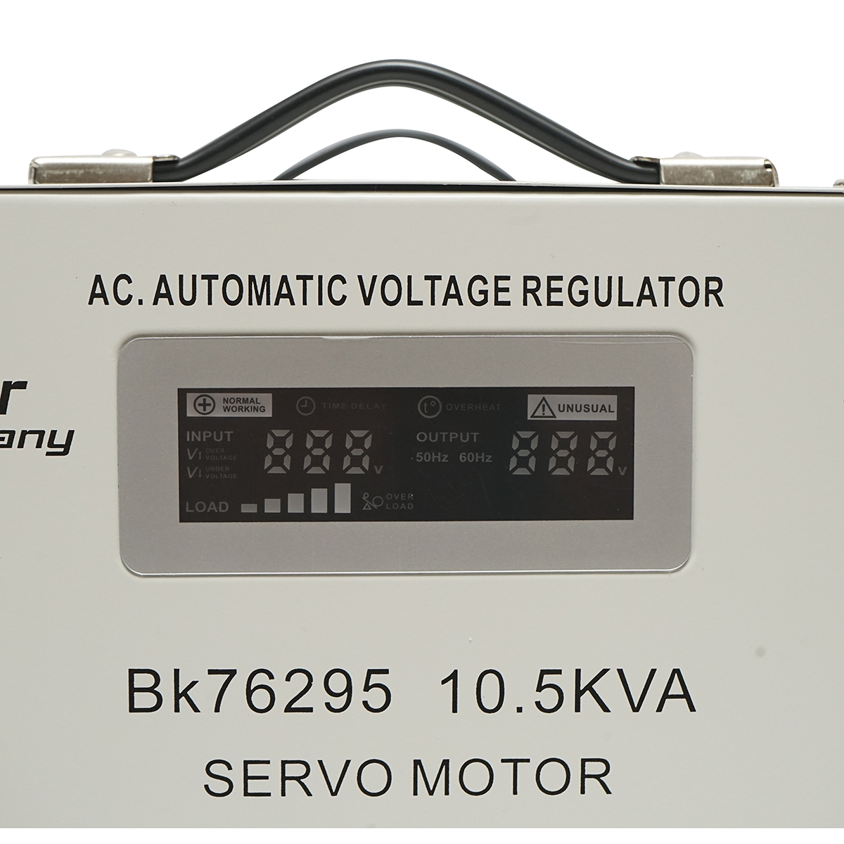 Stabilizator automat de tensiune 10.5KVA cu servomotor monofazat, 2 prize schuko 230V, afisaj LCD Breckner Germany – imagine 6