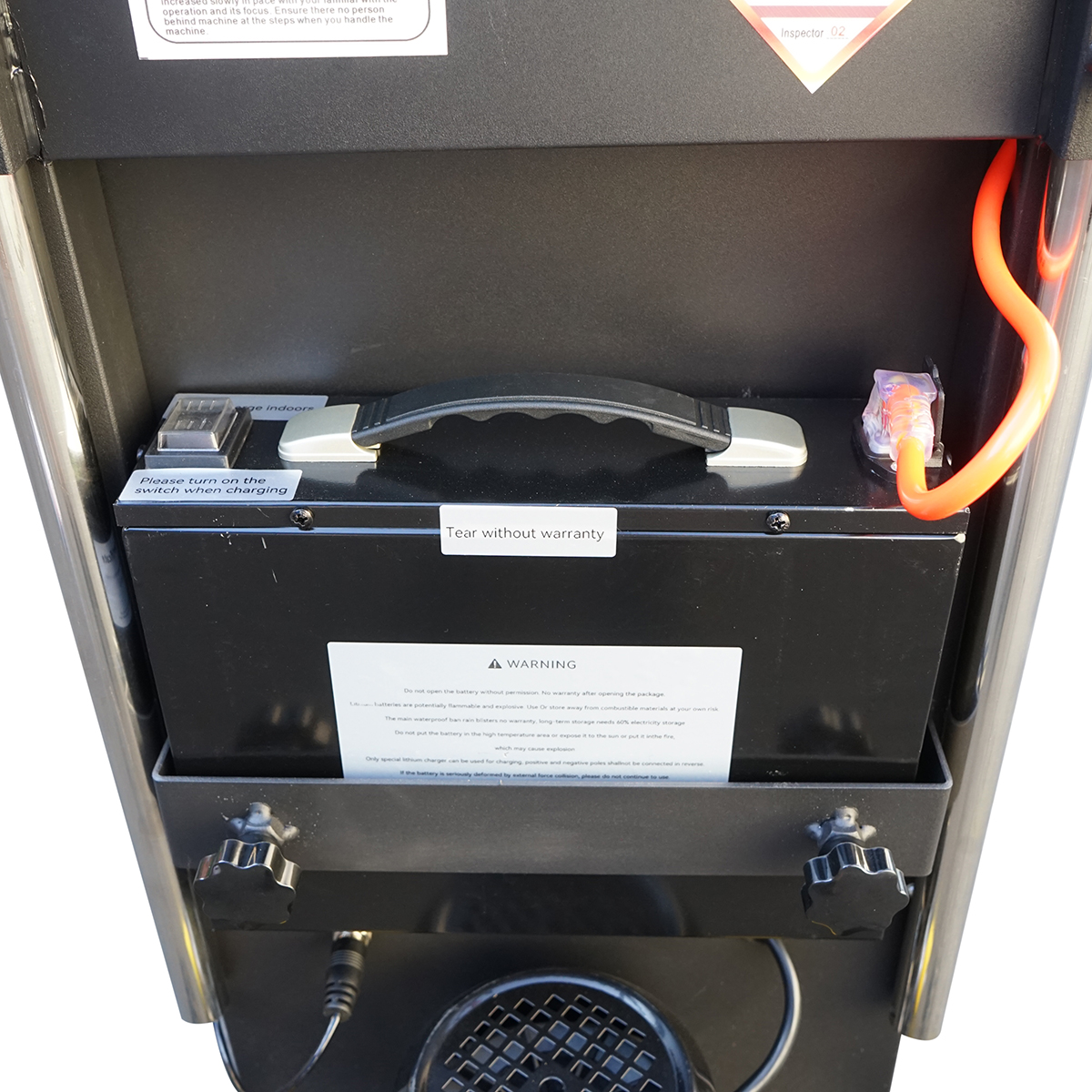Carucior electric transport marfa pe trepte si scari 1500W, sarcina maxima 200Kg – imagine 8
