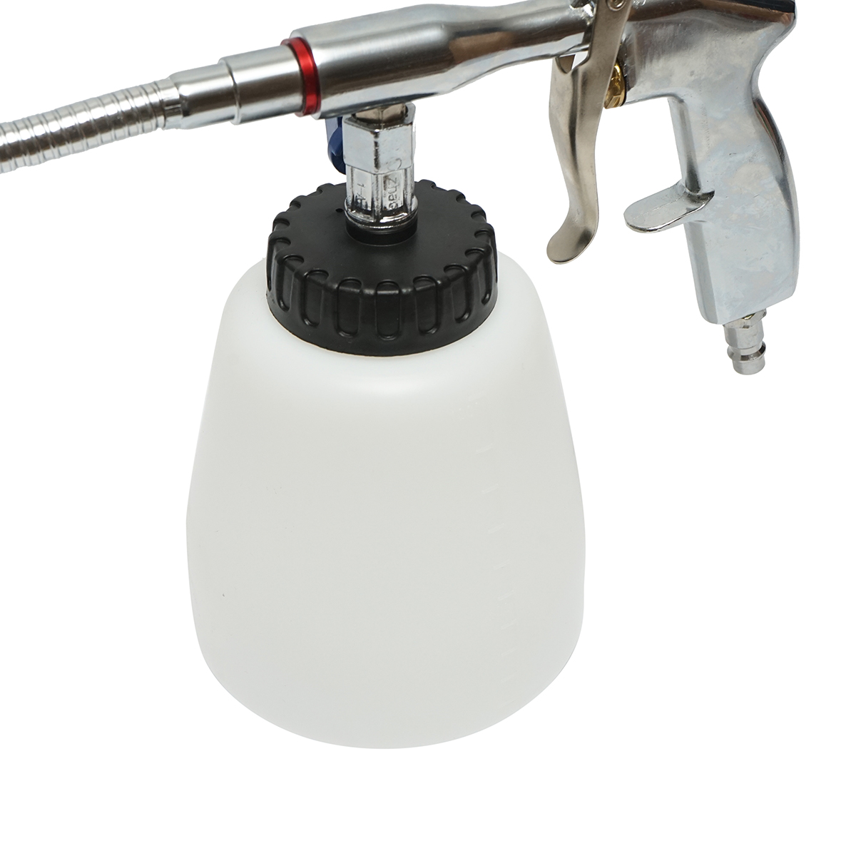 Pistol curatare motor cu aer comprimat tip Tornador, furtun metalic flexibil, rezervor 1L – imagine 6