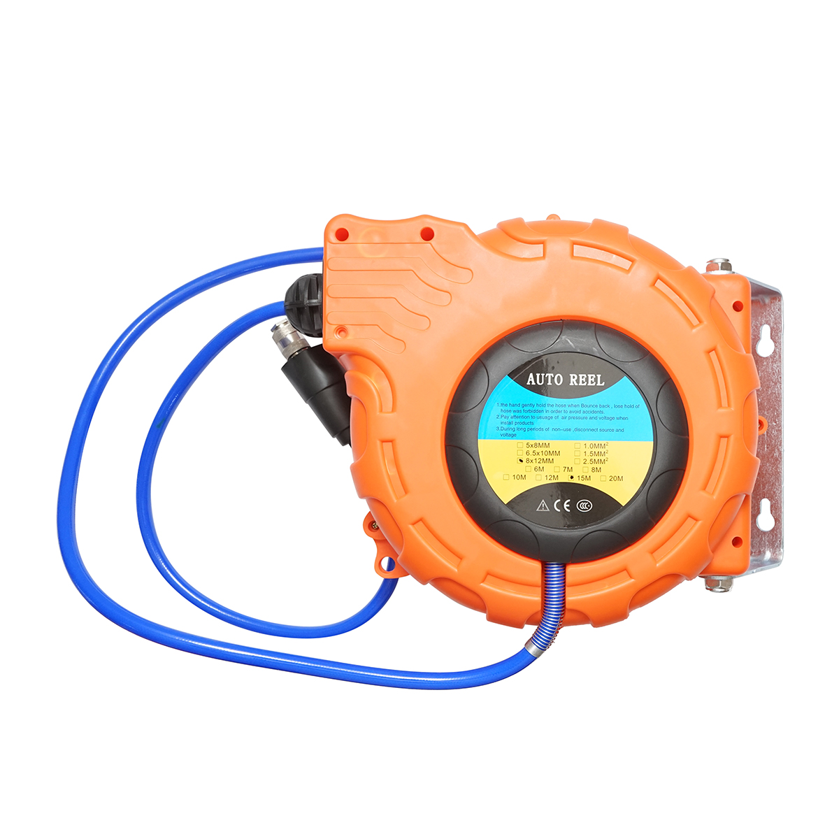 Rola automata furtun aer comprimat  15m, diametru 8x12mm – imagine 2