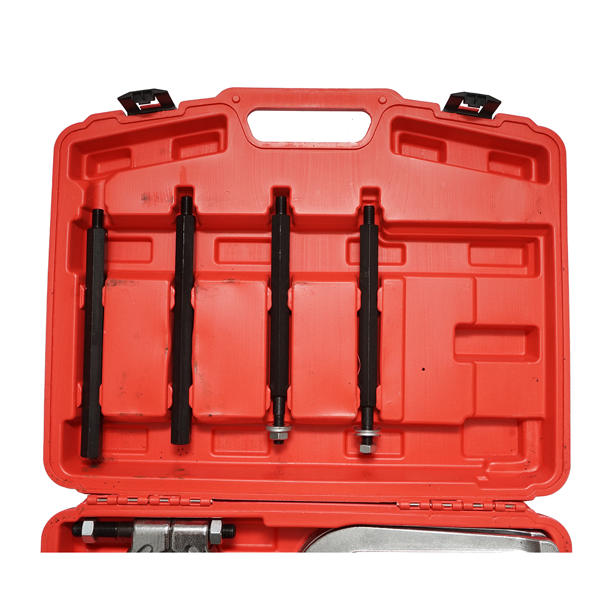 Trusa presa extractor rulmenti si fulii cu 3 brate, piston hidraulic 10 tone Breckner Germany – imagine 5