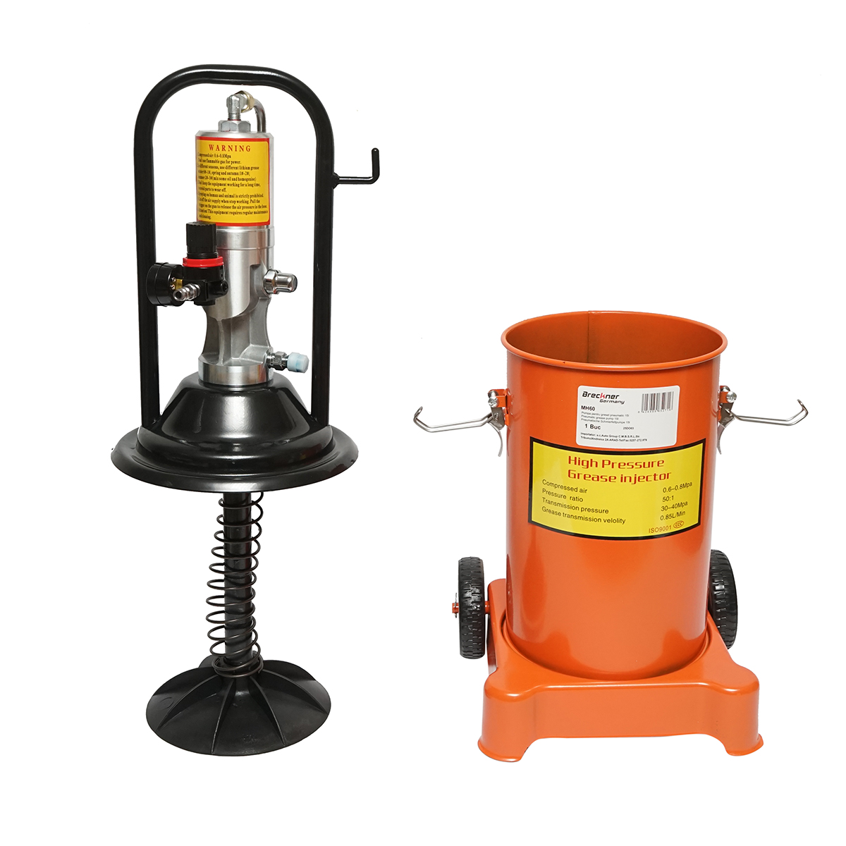 Pompa pneumatica pentru gresat 12L Breckner Germany – imagine 3