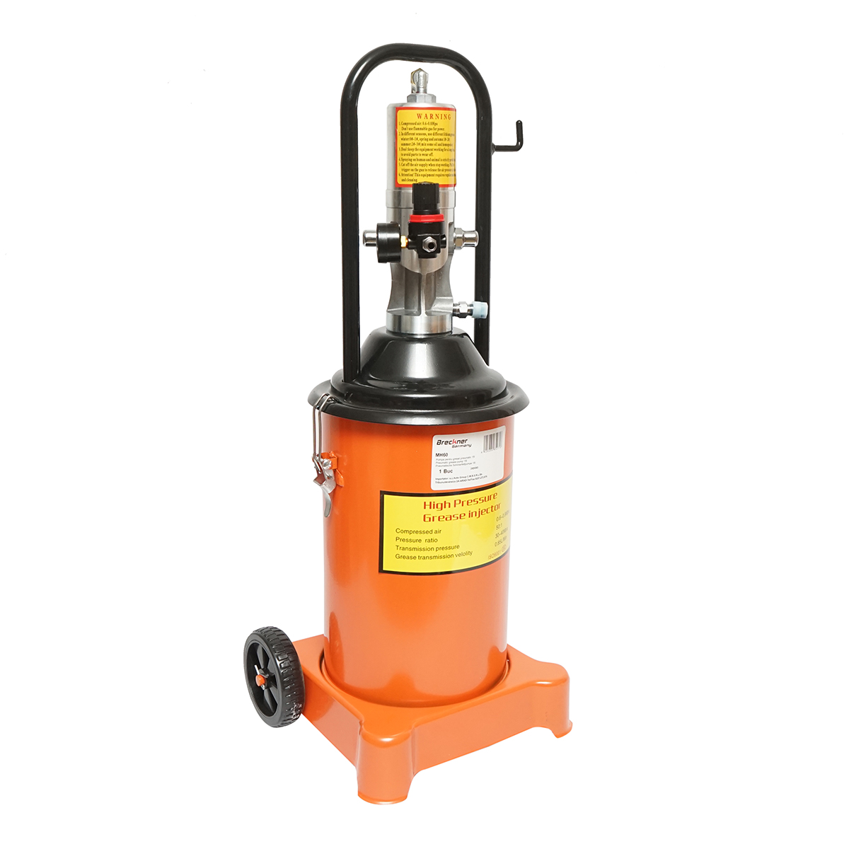 Pompa pneumatica pentru gresat 12L Breckner Germany – imagine 4