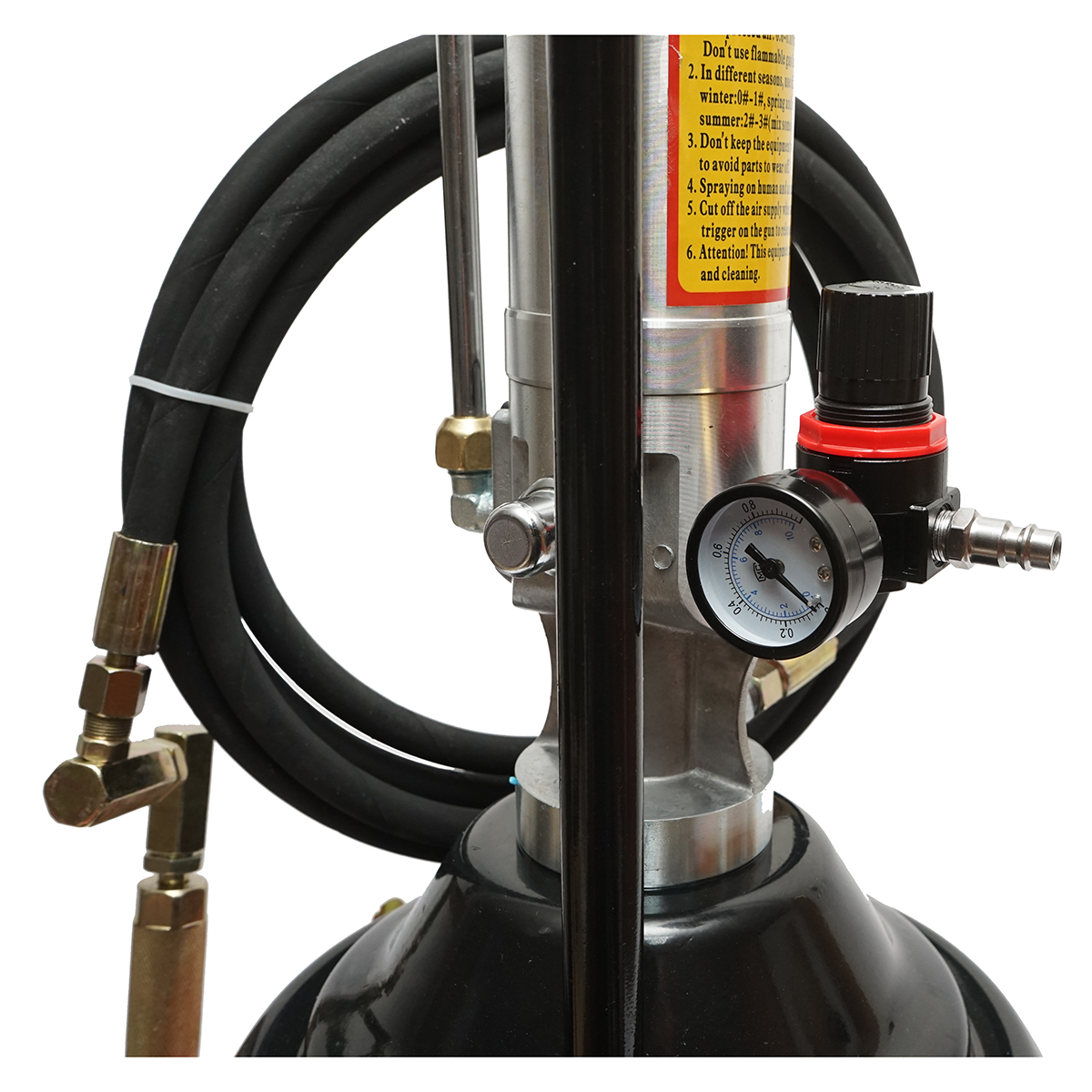Pompa pneumatica pentru gresat 12L Breckner Germany – imagine 8