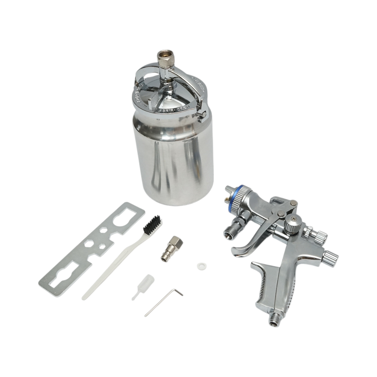 Pistol de vopsit cu aer comprimat 1000ml, duza 1.4mm, debit 200ml/min, presiune max. 4 bar Breckner Germany – imagine 4