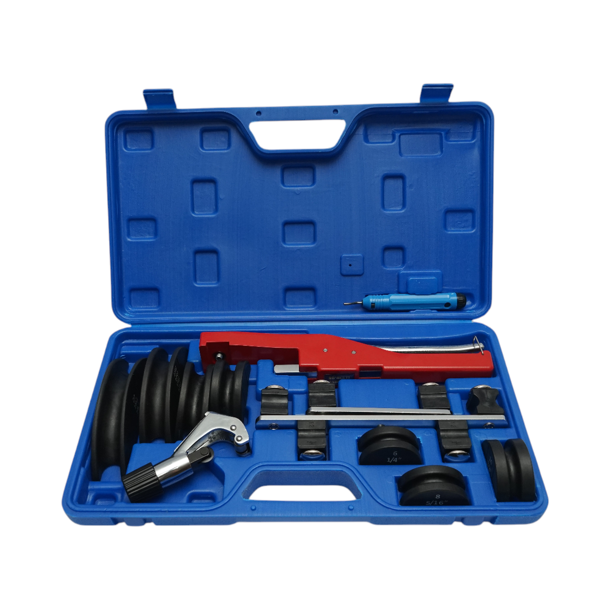 Trusa indoit tevi HVAC/R 6-22 cu taietor 4-28mm si debavurator Breckner Germany