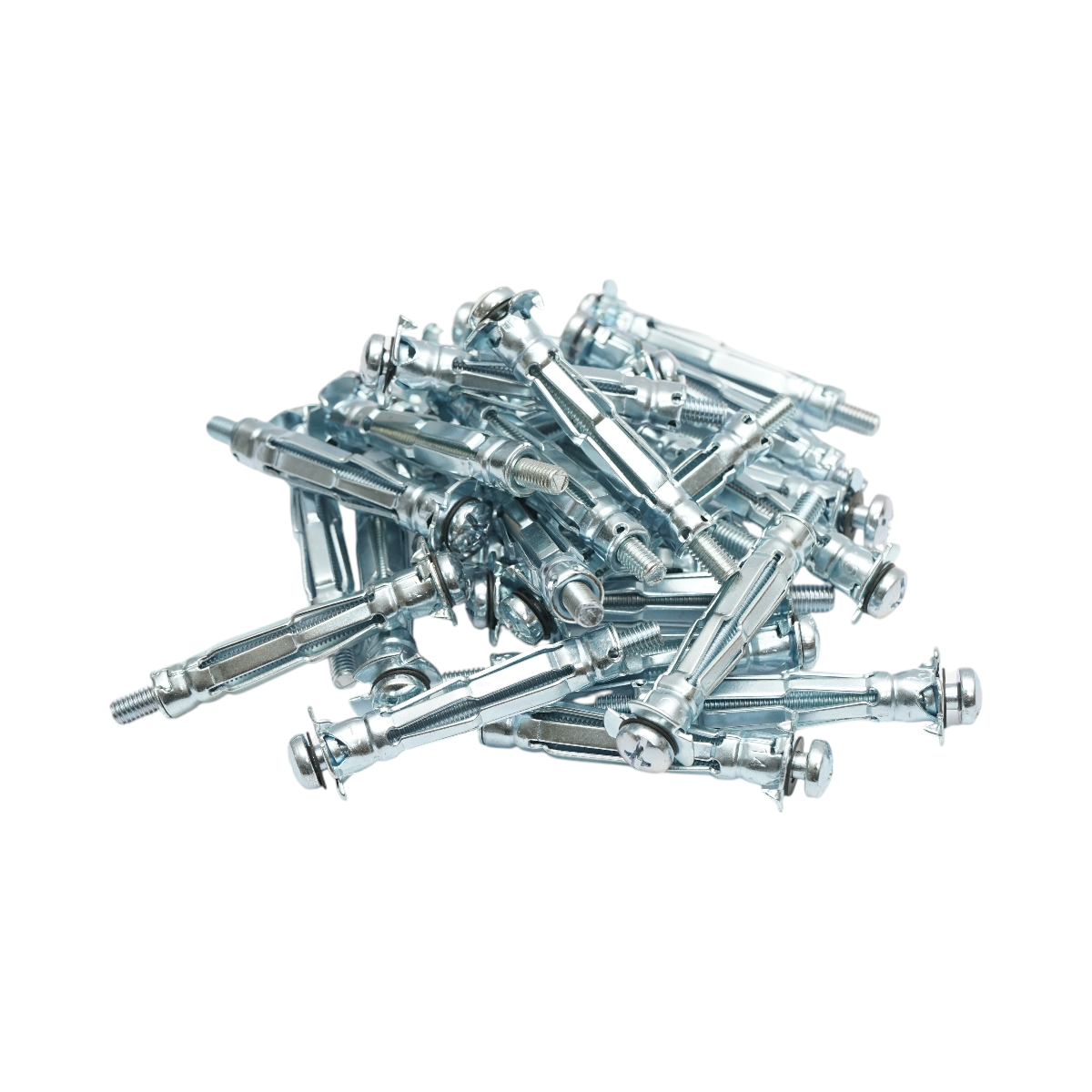 Ancora metalica rigips tip Molly 5x52mm, otel zincat, cap in cruce 100 buc/cutie