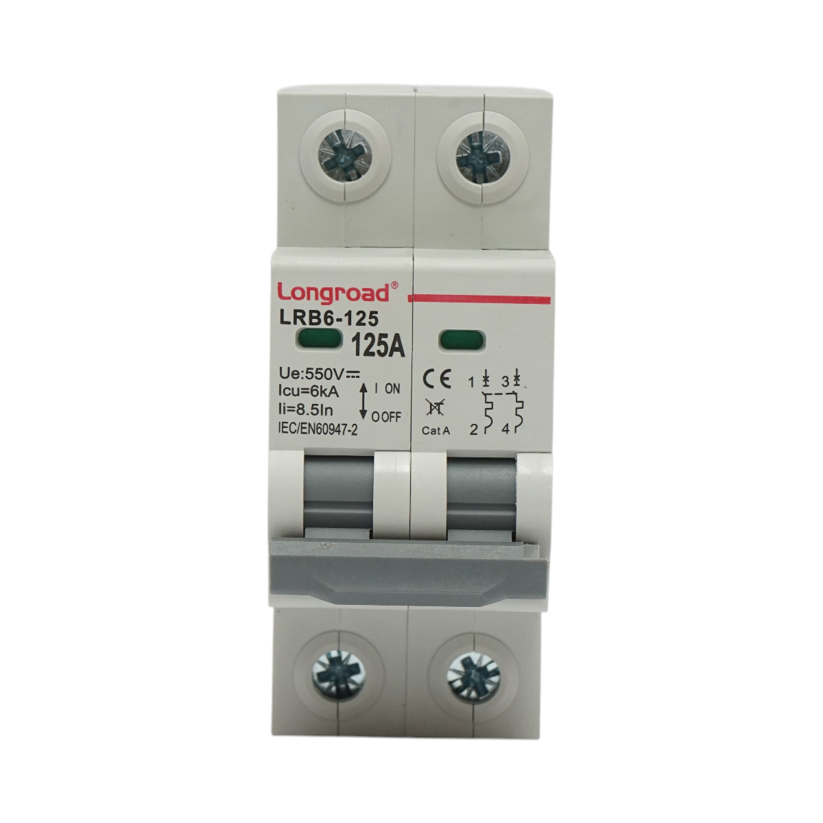 Separator, intrerupator de suprasarcina automat 2P, 125A, 550VDC Longroad