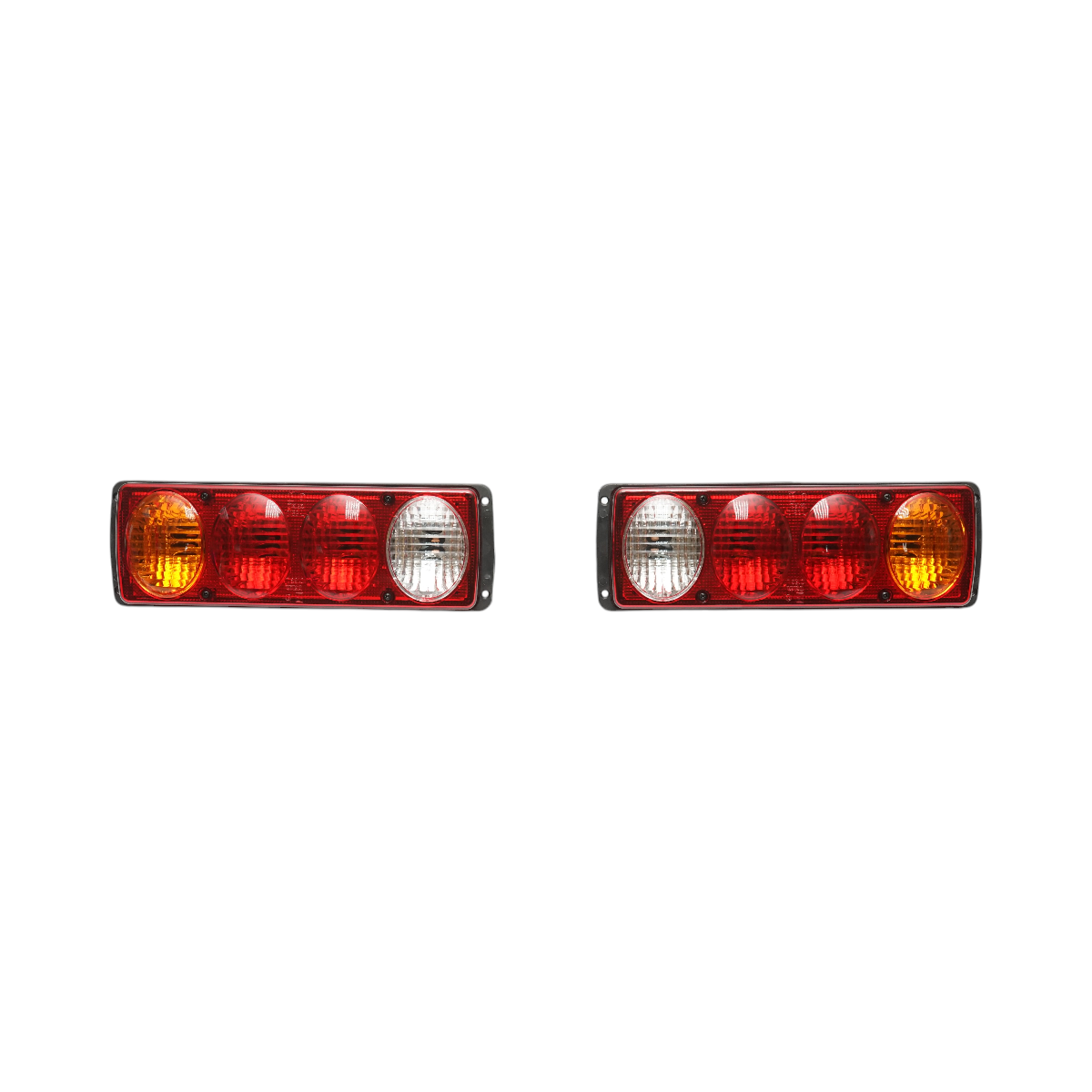 Set lampi spate universale 12/24V stanga-dreapta cu 4 functii 302x114x75mm Breckner Germany