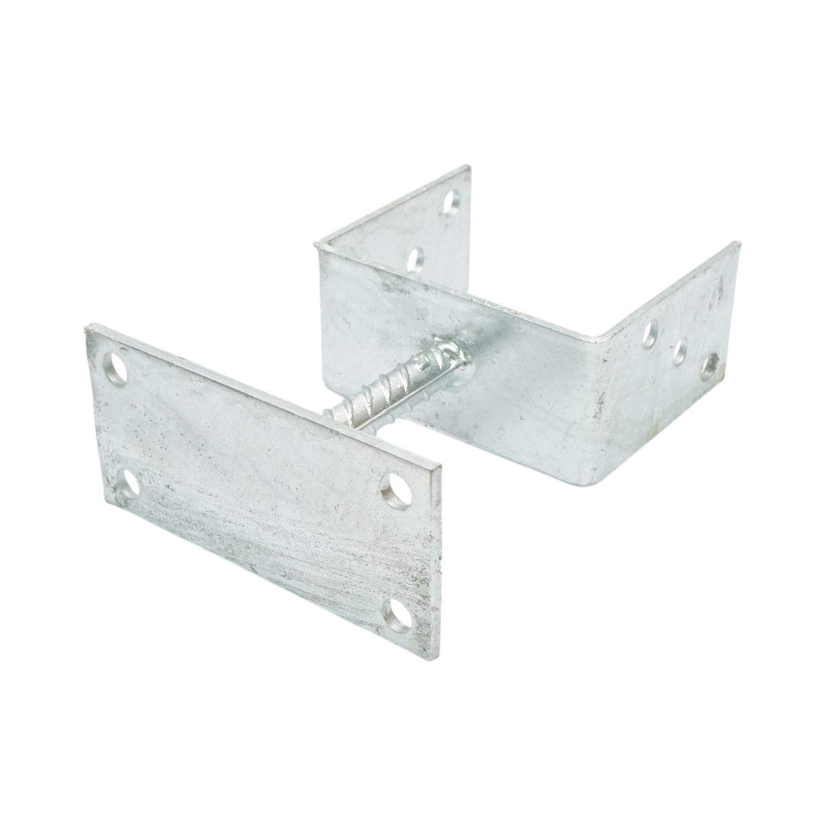 Papuc reazem cu talpa fixa 102x60x101mm, grosime 5mm, otel zincat – imagine 3