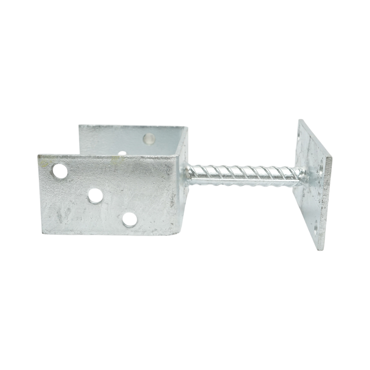 Papuc reazem cu talpa fixa 102x60x101mm, grosime 5mm, otel zincat – imagine 4