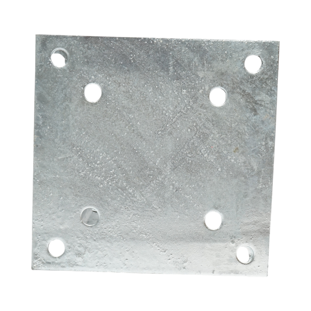 Suport stalp patrat aplicat 101x101x150mm, grosime 2mm, otel zincat – imagine 4