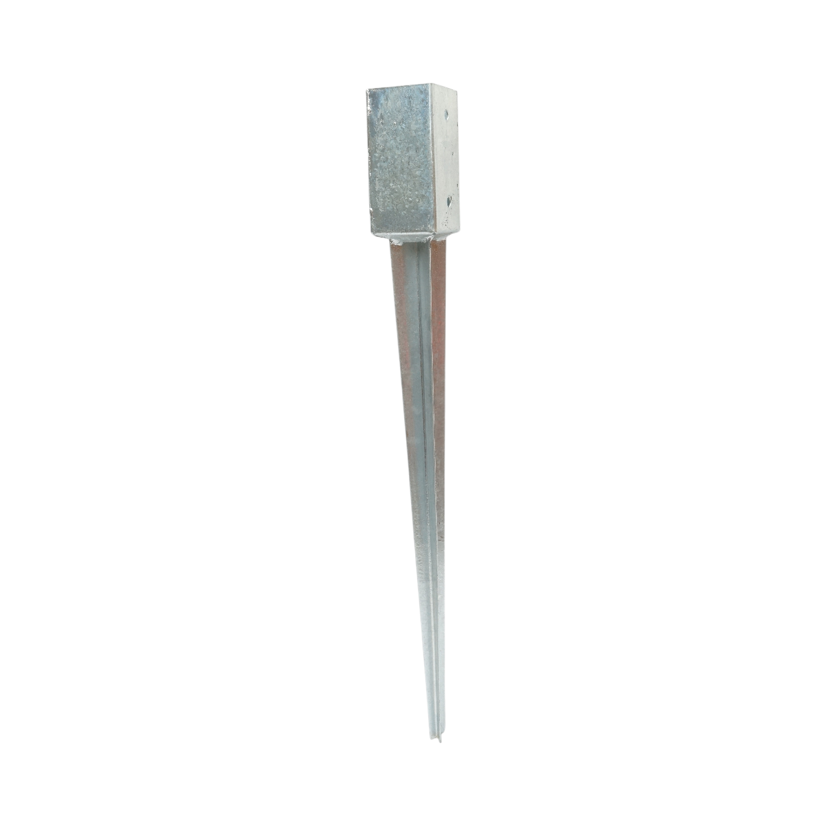 Suport stalp tip tarus 71x71x750mm, grosime 2mm, otel zincat – imagine 2